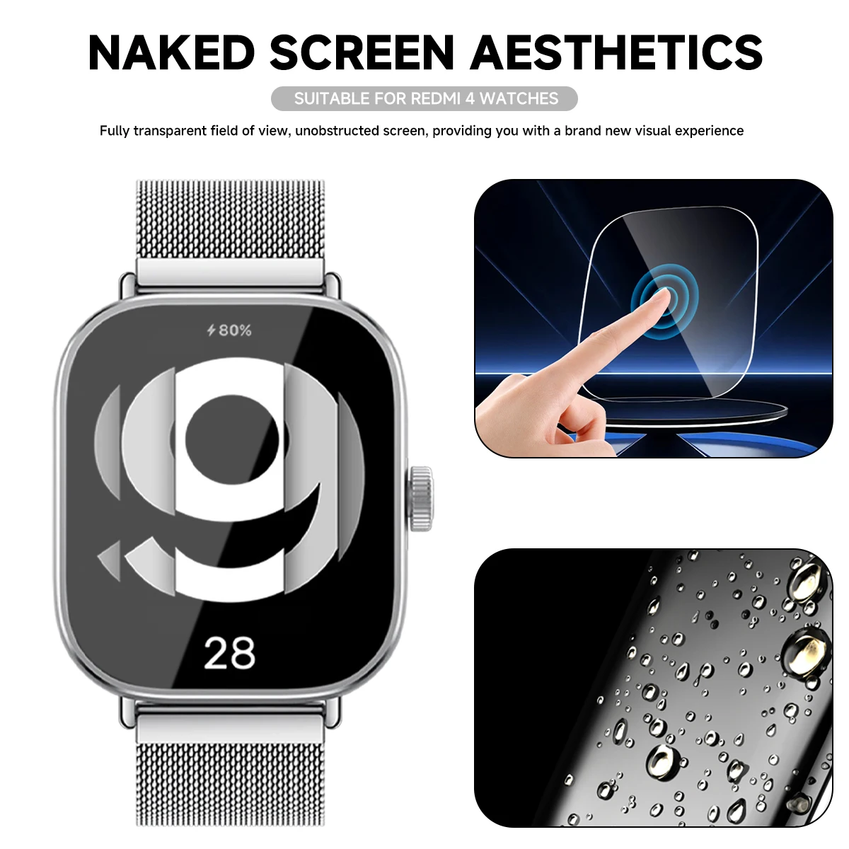 Tempered Glass for Xiaomi Redm - Smartwatch Screen Film recensie en prijs