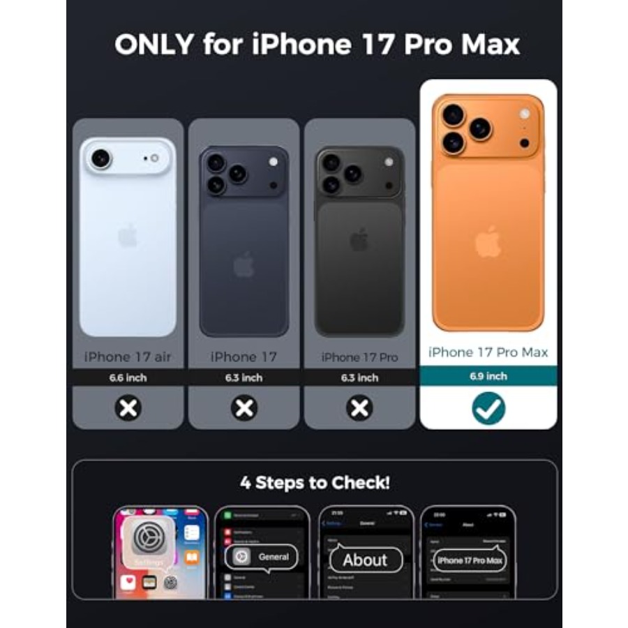for iPhone 17 Pro Max Case wit - Camera Lens Protector recensie en prijs