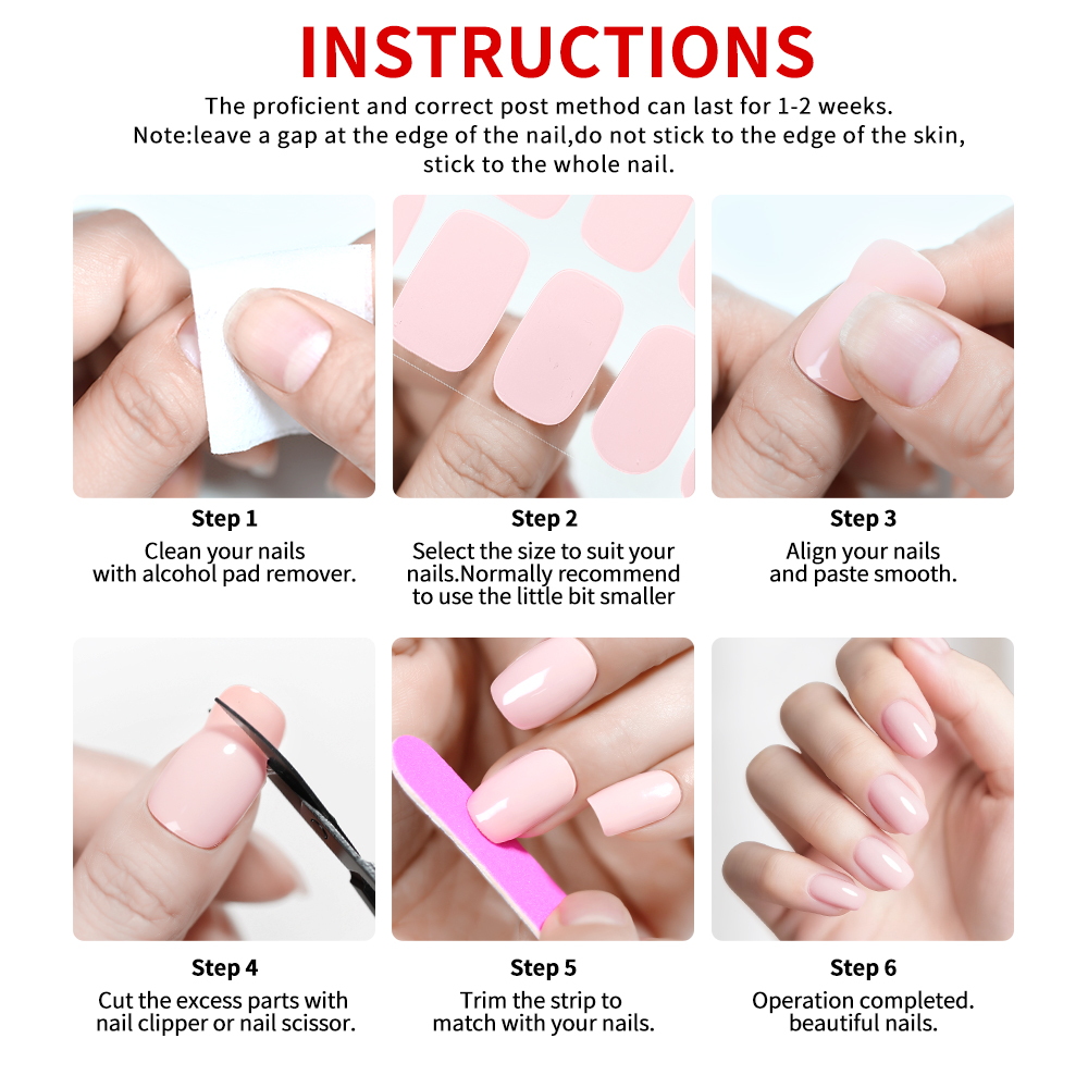 UV-Free Strips Nails Stickers  - Full Cover Adhesive recensie en prijs