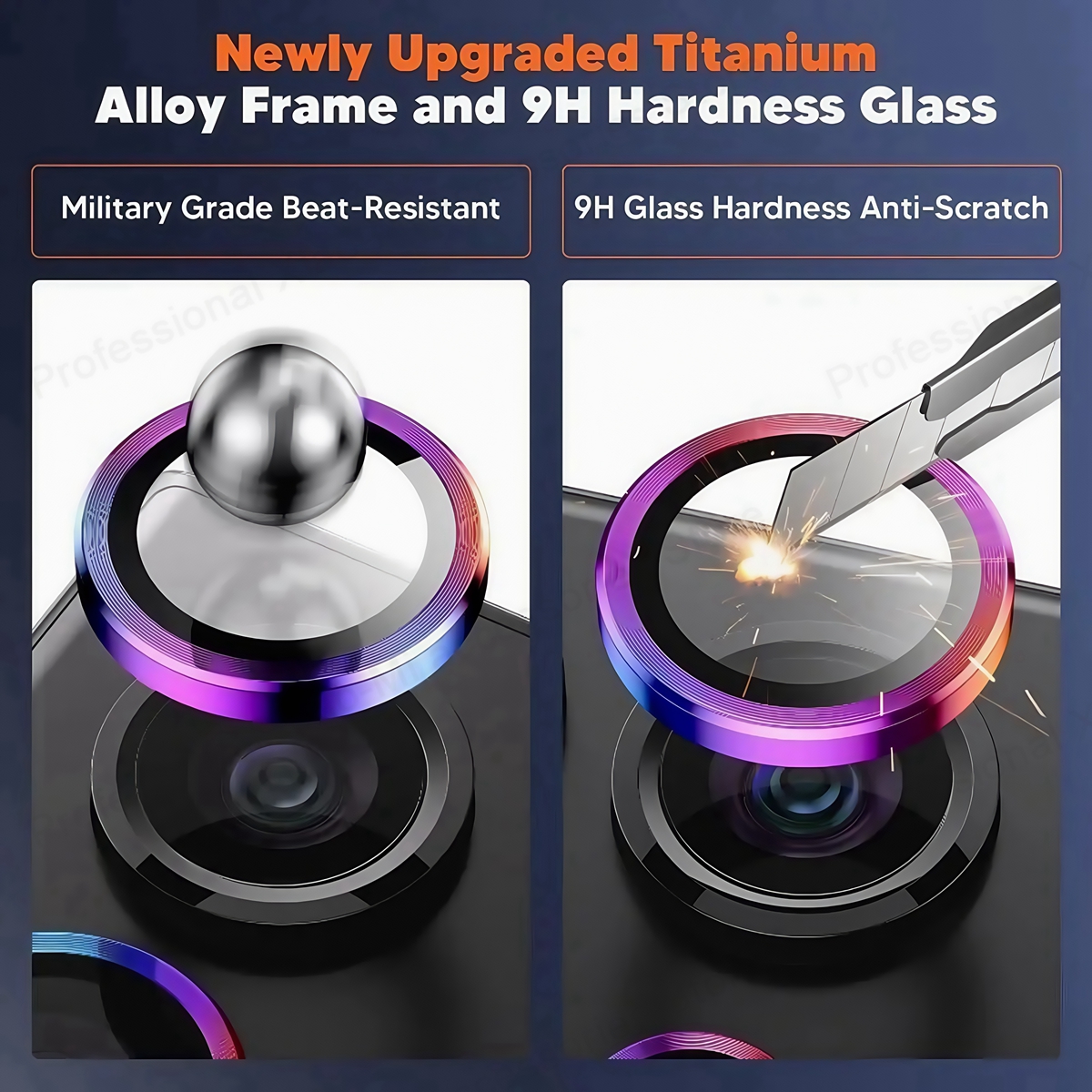 New Camera Metal Ring Protecto - Tempered Glass Screen 9H recensie en prijs